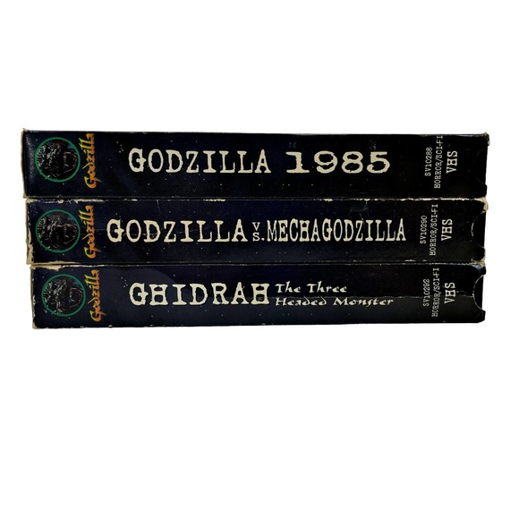 Lot of (3) Vintage Godzille VHS - 1985, MechaGodzilla, Ghidrah - Anchor Bay - Picture 2 of 5